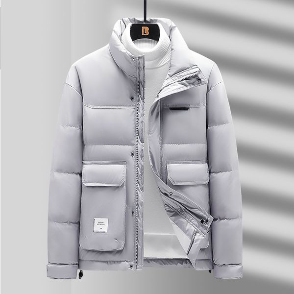 men's down parkas jacket mens stand collar windproof warm coat fashion parka thick jackets men korean trend coats plus size 5xl 221007, Black 
men's down parkas jacket mens stand collar windproof warm coat fashion parka thick jackets men korean trend coats plus size 5xl 221007, Black