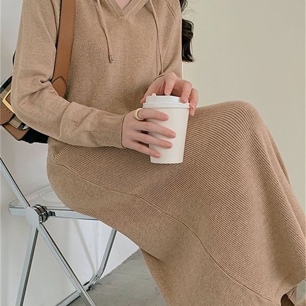 casual dresses syiwidii thick winter dress woman fall knitted long sleeve elegant office casual long dress with hooded korea sweater dress 2, Black;gray
casual dresses syiwidii thick winter dress woman fall knitted long sleeve elegant office casual long dress with hooded korea sweater dress 2, Black;gray