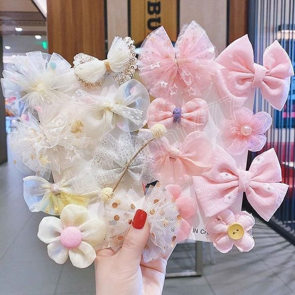 8pcs/set girls lace chiffon bow hairpins sweet flower hair clips barrettes fashion kids baby hair accessories, Slivery;white
8pcs/set girls lace chiffon bow hairpins sweet flower hair clips barrettes fashion kids baby hair accessories, Slivery;white