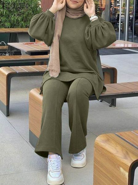 ethnic clothing fashion women full puff sleeve casual set zanzea 2 piece muslim urban tracksuit solid loose pant suits outifits matching 221, Red
ethnic clothing fashion women full puff sleeve casual set zanzea 2 piece muslim urban tracksuit solid loose pant suits outifits matching 221, Red