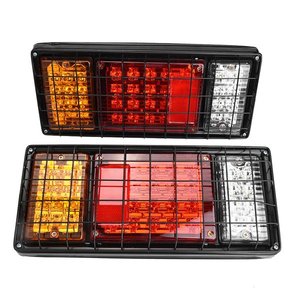 2pcs 12v led tail lights brake reverse 40 leds indicator lights for trailer truck boat
2pcs 12v led tail lights brake reverse 40 leds indicator lights for trailer truck boat