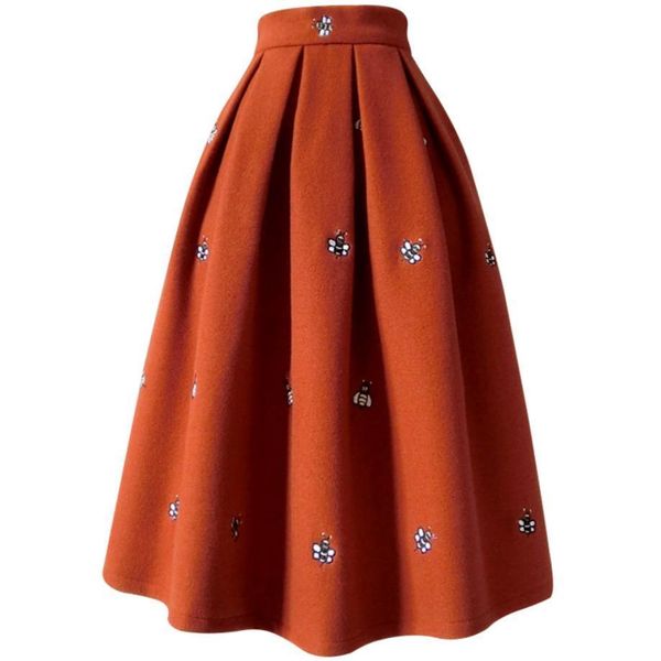 skirts autumn winter embroidered woolen skirt women high waist princess warm ball gown 221008, Black
skirts autumn winter embroidered woolen skirt women high waist princess warm ball gown 221008, Black