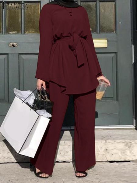 ethnic clothing fashion muslim set autumn blouses zanzea casual long sleeve turkish pants abaya islamic 2pcs 221007, Red
ethnic clothing fashion muslim set autumn blouses zanzea casual long sleeve turkish pants abaya islamic 2pcs 221007, Red