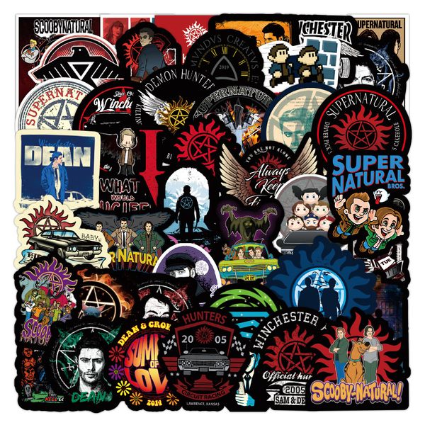 50pcs fierce ghost supernatural stickers spn graffiti sticker waterproof luggage compartment refrigerator skateboard water cup wholesale
50pcs fierce ghost supernatural stickers spn graffiti sticker waterproof luggage compartment refrigerator skateboard water cup wholesale