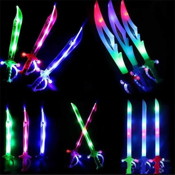 outdoor activities toy lightsaber gift light up ninja swords motion sound flashing pirate buccaneer sword kids led flashing glow stick party
outdoor activities toy lightsaber gift light up ninja swords motion sound flashing pirate buccaneer sword kids led flashing glow stick party