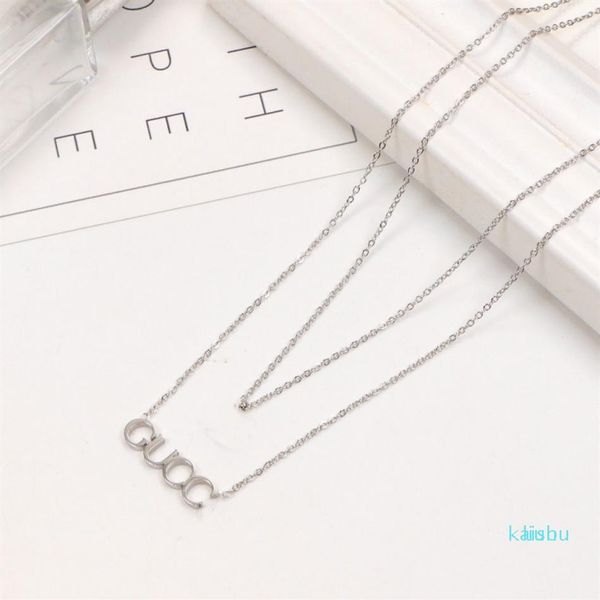 2021 extravagant design necklace double fashion love letter stainless steel women jewelry whole339l, Silver
2021 extravagant design necklace double fashion love letter stainless steel women jewelry whole339l, Silver