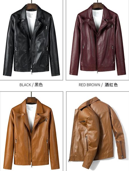 autumn men's faux leather jackets for men near me bike jacket side zipper aviator jacket black modern fit moto coat mm19lh09
autumn men's faux leather jackets for men near me bike jacket side zipper aviator jacket black modern fit moto coat mm19lh09