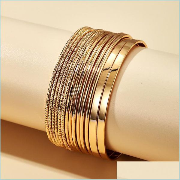 wedding bracelets 14pcs/sets punk gold color wedding bracelets for women trendy alloy metal bangle bohemian jewelry accessories whole dhqeq, Golden;silver
wedding bracelets 14pcs/sets punk gold color wedding bracelets for women trendy alloy metal bangle bohemian jewelry accessories whole dhqeq, Golden;silver