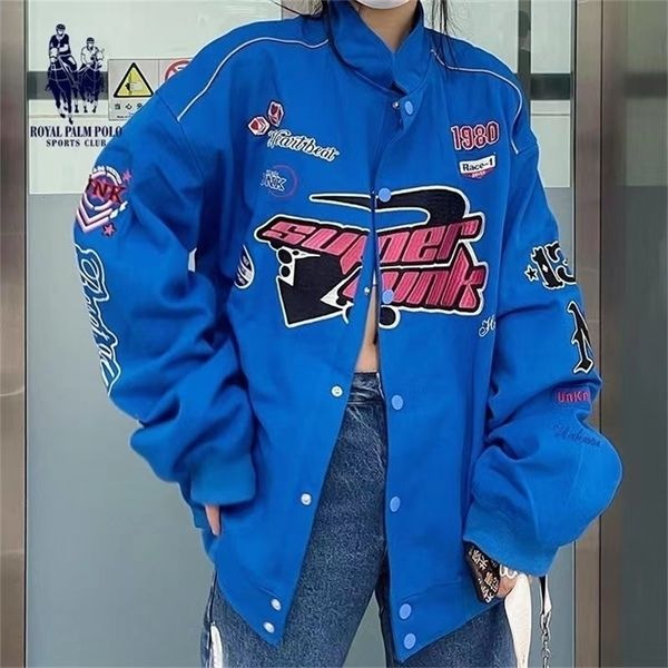 womens jackets varsity jacket woman printed casual zipper long sleeve racing jacket coat winter y2k clothes vintage colorblock bomber jacket, Black;brown
womens jackets varsity jacket woman printed casual zipper long sleeve racing jacket coat winter y2k clothes vintage colorblock bomber jacket, Black;brown