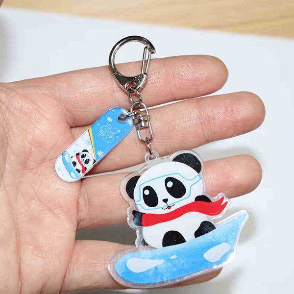 keychains creative ski bear key ring transparent acrylic ice panda small gift pendant, Silver
keychains creative ski bear key ring transparent acrylic ice panda small gift pendant, Silver