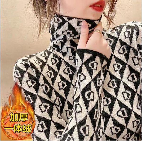 women's sweaters punk luxury plush for warmth turtleneck pullover puff dress print shirt women's clothing, White;black
women's sweaters punk luxury plush for warmth turtleneck pullover puff dress print shirt women's clothing, White;black