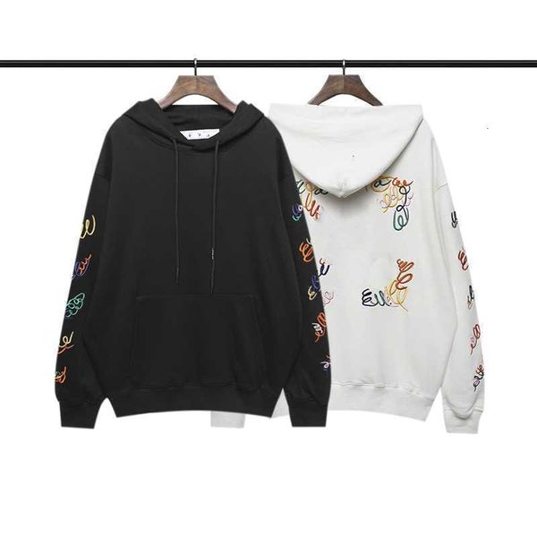2022 long sleeves hoodie sweatshirt off offs style embroidery arrows black white womans mans casual clothing oversize ow high street
2022 long sleeves hoodie sweatshirt off offs style embroidery arrows black white womans mans casual clothing oversize ow high street