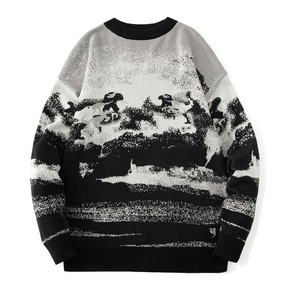 men's sweaters autumn winter casual sweater men loose harajuku style round neck long sleeve mens fashion pullovers trendy 221007, White;black
men's sweaters autumn winter casual sweater men loose harajuku style round neck long sleeve mens fashion pullovers trendy 221007, White;black