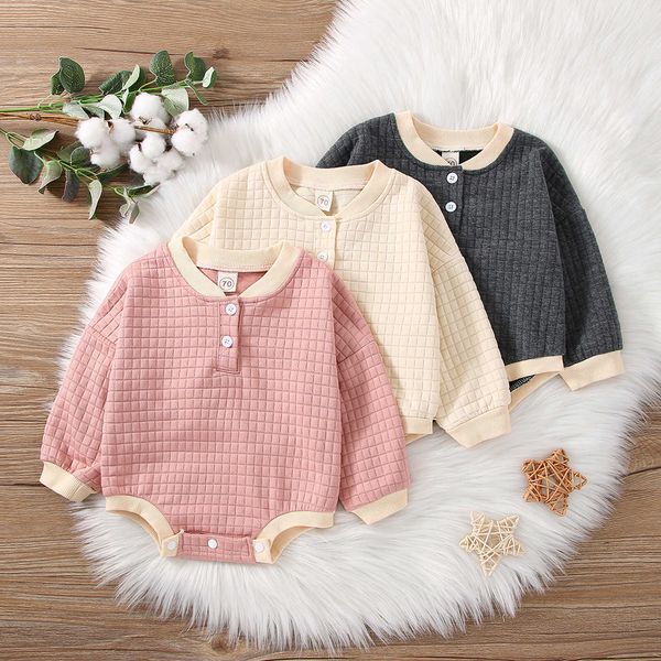 rompers new 2022 baby girls boys jumpsuit toy suit baby plaid casual loose long sleeve romper spring autumn baby clothes j220922, Blue
rompers new 2022 baby girls boys jumpsuit toy suit baby plaid casual loose long sleeve romper spring autumn baby clothes j220922, Blue