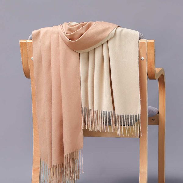 scarves autumn and winter two-sided thicken new cashmere warm tassel beach towel classic designer solid color women shawls scarf g221007, Blue;gray
scarves autumn and winter two-sided thicken new cashmere warm tassel beach towel classic designer solid color women shawls scarf g221007, Blue;gray