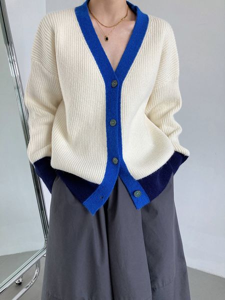 women's knits tees bornladies knitted women sweater autumn winter chic vneck loose solid cardigan jacket female knitted cardigan coat 2, White
women's knits tees bornladies knitted women sweater autumn winter chic vneck loose solid cardigan jacket female knitted cardigan coat 2, White
