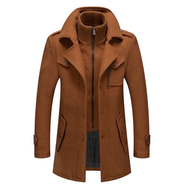 men's fur faux fur winter men wool blends coats autumn solid color cold resistant men woolen overcoat doublar business casual trench ja, Black
men's fur faux fur winter men wool blends coats autumn solid color cold resistant men woolen overcoat doublar business casual trench ja, Black
