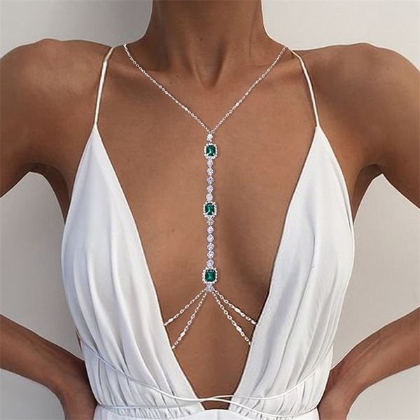 other green crystal chest chain harness stainless steel belly waist chain body jewelry necklace for women clothing accessories 221008, Slivery;golden
other green crystal chest chain harness stainless steel belly waist chain body jewelry necklace for women clothing accessories 221008, Slivery;golden