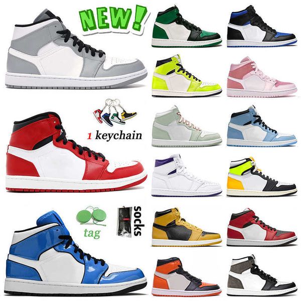 2022 arrival jorden 1 mens retro basketball shoes jumpman 1s women mid light smoke grey chicago se signal blue pine green royal toe court, Black
2022 arrival jorden 1 mens retro basketball shoes jumpman 1s women mid light smoke grey chicago se signal blue pine green royal toe court, Black