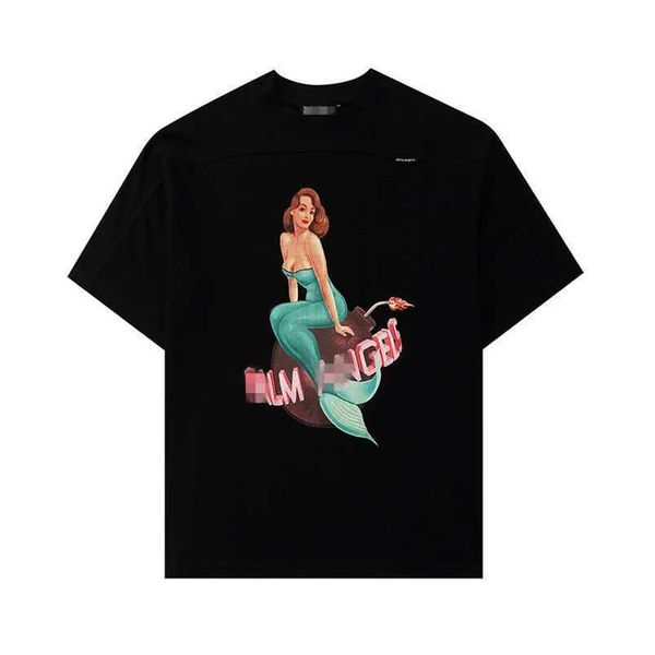 designer men t-shirts palms/angels trendy los es skateboarding half sleeve mermaid print mens and womens loose short t-shirts, White;black
designer men t-shirts palms/angels trendy los es skateboarding half sleeve mermaid print mens and womens loose short t-shirts, White;black