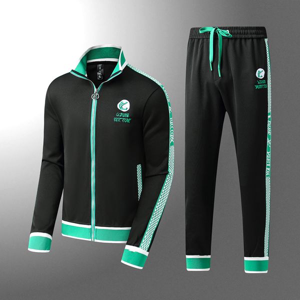 men women tracksuits two pieces set jacket pants with letters and strips printed pp003, Gray
men women tracksuits two pieces set jacket pants with letters and strips printed pp003, Gray