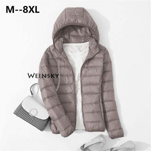 women's down parkas spring autumn women ultralight thin down jacket white duck down hooded jackets warm winter coat parka female portab, Black
women's down parkas spring autumn women ultralight thin down jacket white duck down hooded jackets warm winter coat parka female portab, Black