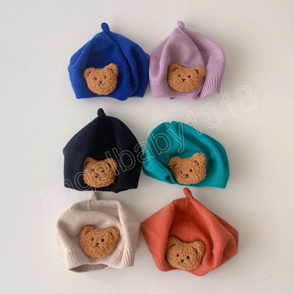 baby knitted beret hat cute bear children warm berets autumn winter painter cap for baby girls solid bonnet hats accessories, Yellow
baby knitted beret hat cute bear children warm berets autumn winter painter cap for baby girls solid bonnet hats accessories, Yellow