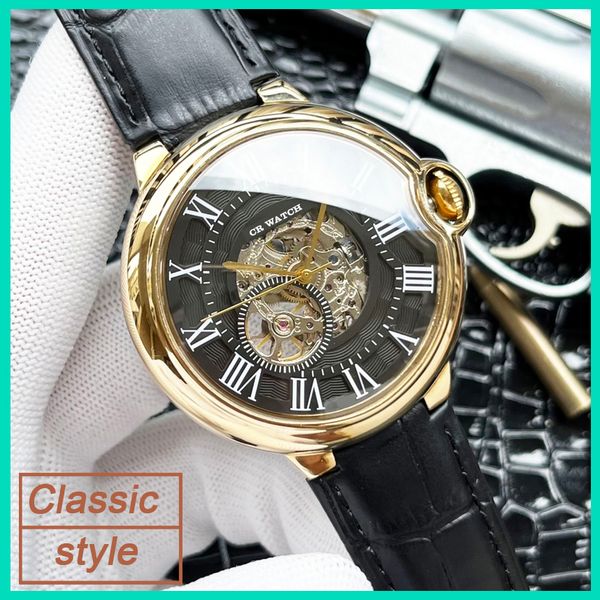 2022 fashion tourbillon flywheel hollow out 43mm men's mechanical watch imported full-automatic mechanical movementmirror, Slivery;brown
2022 fashion tourbillon flywheel hollow out 43mm men's mechanical watch imported full-automatic mechanical movementmirror, Slivery;brown