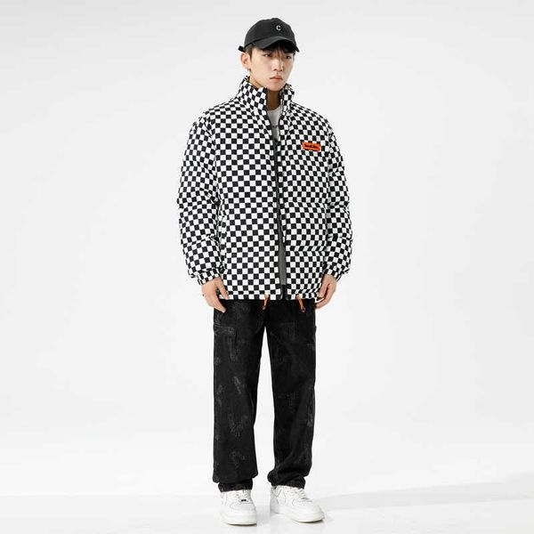 men's down parkas japanese style new men puffer jacket husband with contrast warm plaid retro parkas winter streetwear oversize plaid b, Black
men's down parkas japanese style new men puffer jacket husband with contrast warm plaid retro parkas winter streetwear oversize plaid b, Black
