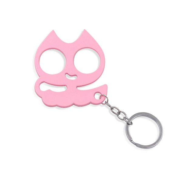 key chain outdoor equipment self-defense self-defense metal cute cat hand buckle boys and girls two finger window breaker, Silver
key chain outdoor equipment self-defense self-defense metal cute cat hand buckle boys and girls two finger window breaker, Silver