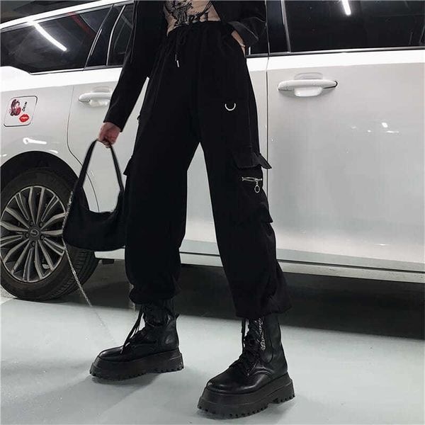 womens pants capris emo women fashion techwear black alt cargo pants hippie streetwear punk high waist korean oversized trousers sweatpants, Black;white
womens pants capris emo women fashion techwear black alt cargo pants hippie streetwear punk high waist korean oversized trousers sweatpants, Black;white