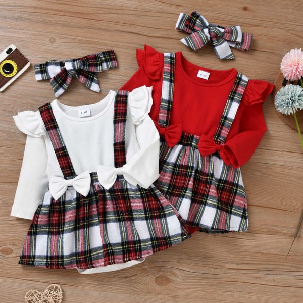 rompers newborn girl long sleeve bodysuit round neck plaid fake two piece style patchwork dress zoom jumpsuit with bow headband j220922, Blue
rompers newborn girl long sleeve bodysuit round neck plaid fake two piece style patchwork dress zoom jumpsuit with bow headband j220922, Blue