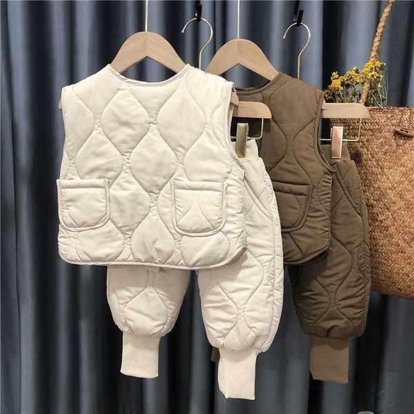jackets autumn winter baby boy girl clothes children sets new solid warm waistcoat pants 2pcs/set kids clothing toddler tracksuits suits l22, Blue;gray
jackets autumn winter baby boy girl clothes children sets new solid warm waistcoat pants 2pcs/set kids clothing toddler tracksuits suits l22, Blue;gray
