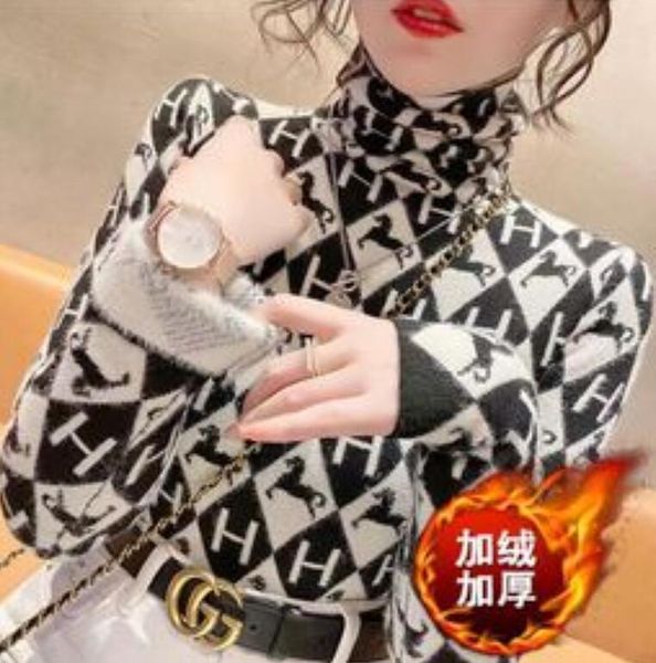 women's sweaters black punk luxury plush for warmth turtleneck pullover supre dress shirt women's clothing g1, White;black
women's sweaters black punk luxury plush for warmth turtleneck pullover supre dress shirt women's clothing g1, White;black