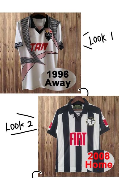 1996 2008 atletico mineiro mens retro soccer jersey 96 08 home away white short sleeve man classic football shirt s, Black
1996 2008 atletico mineiro mens retro soccer jersey 96 08 home away white short sleeve man classic football shirt s, Black