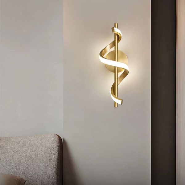 

Indoor Acrylic Wall Lamps Bedroom Bedside Lights Modern Minimalist Stair Aisle LED Wall Light Living Room TV Background Sconce