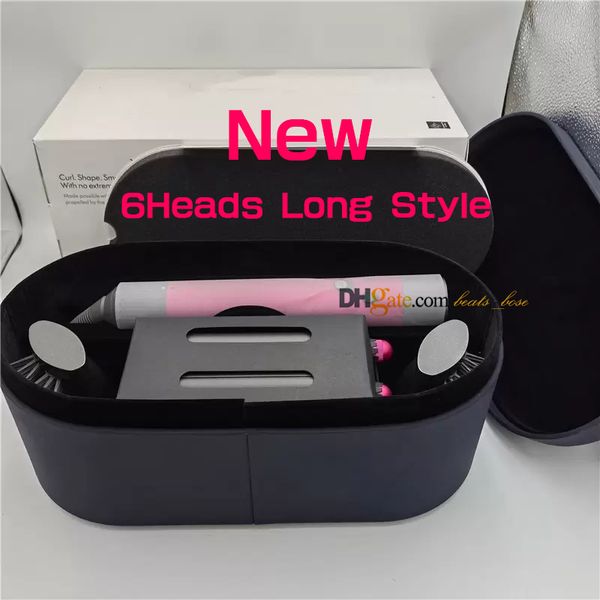 new hair curler home salon tools curling irons eu/us/uk fuchsia gold color 6 styling attachments with gift box
new hair curler home salon tools curling irons eu/us/uk fuchsia gold color 6 styling attachments with gift box