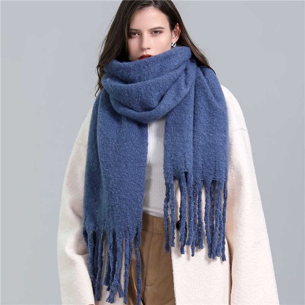 scarves winter scarf women cashmere warm pashmina solid female wraps thick soft bufanda big tassels shawl long stole g221007, Blue;gray
scarves winter scarf women cashmere warm pashmina solid female wraps thick soft bufanda big tassels shawl long stole g221007, Blue;gray