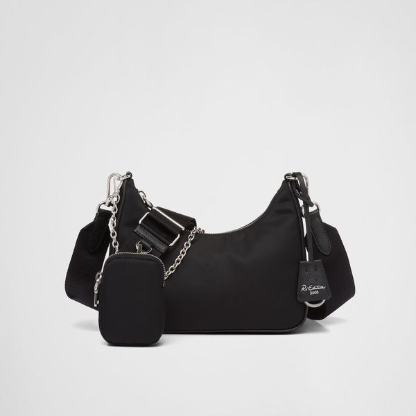 2005 5a quality luxurys designer shoulder bag woman handbag nylon leather tote wholesale fashion crossbody chains purese lady messenger prad
2005 5a quality luxurys designer shoulder bag woman handbag nylon leather tote wholesale fashion crossbody chains purese lady messenger prad