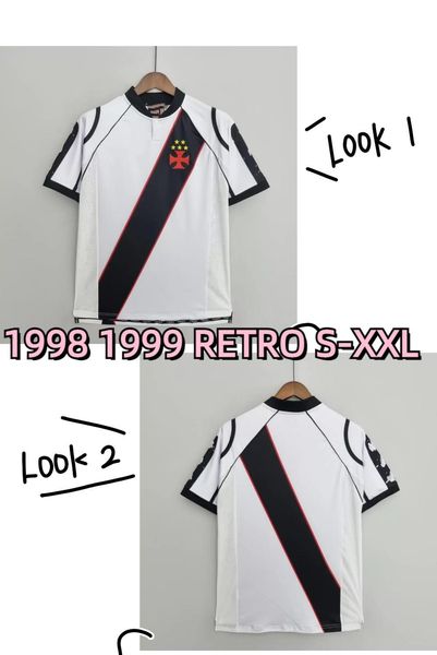 1998 1999 da gama retro soccer jersey 98 99 vintage football shirts home away third white black man adults classic uniform s
1998 1999 da gama retro soccer jersey 98 99 vintage football shirts home away third white black man adults classic uniform s