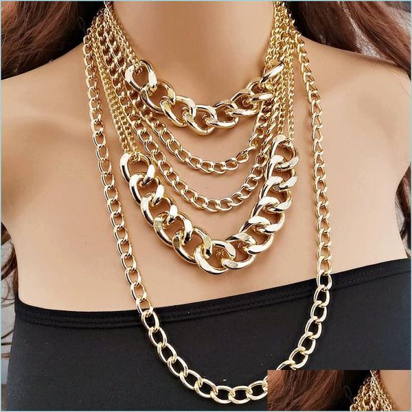 chokers vintage mti-layer chain choker necklace for women gold sier color fashion portrait chunky necklaces party jewelry chokers 861 dhqny, Golden;silver
chokers vintage mti-layer chain choker necklace for women gold sier color fashion portrait chunky necklaces party jewelry chokers 861 dhqny, Golden;silver