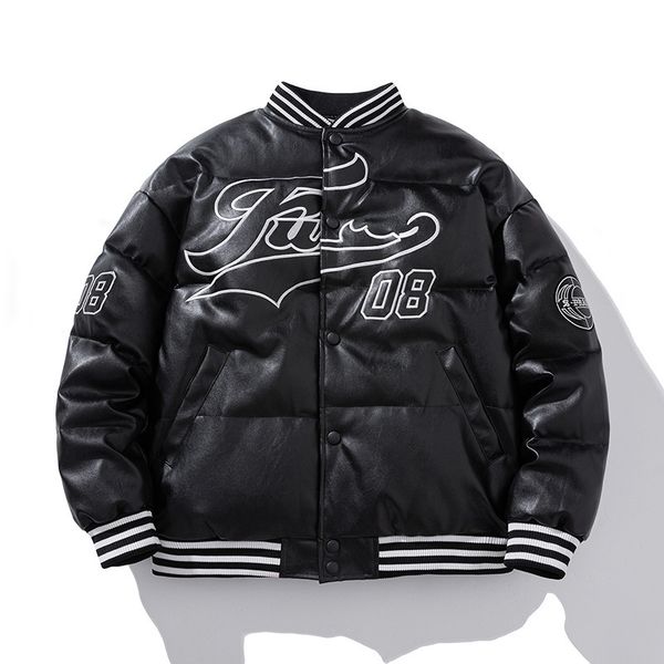 men's down parkas winter women's jacket thick warm short parka black pu leather coats woman parkas elegant zipper cotton jackets c
men's down parkas winter women's jacket thick warm short parka black pu leather coats woman parkas elegant zipper cotton jackets c