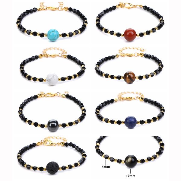 natural stones bracelets for women girls adjustable gold wire wrapped 10mm round gemstone beads reiki healing crystal stretch ankle bracelet, Black
natural stones bracelets for women girls adjustable gold wire wrapped 10mm round gemstone beads reiki healing crystal stretch ankle bracelet, Black