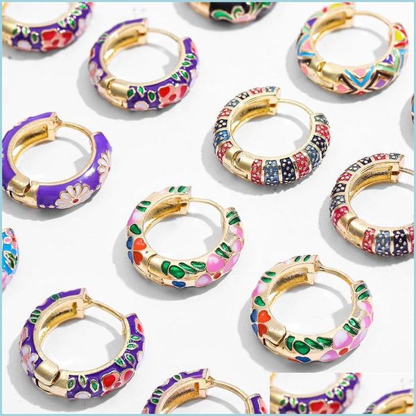 stud vintage enamel flower small stud earrings trendy geometric statement round circle hie earring fashion jewelry 83 d3 drop delivery dh3oc, Golden;silver
stud vintage enamel flower small stud earrings trendy geometric statement round circle hie earring fashion jewelry 83 d3 drop delivery dh3oc, Golden;silver