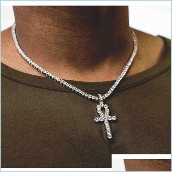 pendant necklaces egyptian ankh key necklaces rhinestones crystal cross iced out pendant and hip hop bling chains mens jewelry 236 r2 dhu4b, Silver
pendant necklaces egyptian ankh key necklaces rhinestones crystal cross iced out pendant and hip hop bling chains mens jewelry 236 r2 dhu4b, Silver