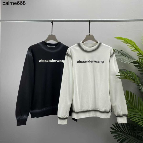 designer women's hoodies sweatshirts autumn round neck sweater spray paint printing letters rubber long alexanders sleeved shirt loose, Black
designer women's hoodies sweatshirts autumn round neck sweater spray paint printing letters rubber long alexanders sleeved shirt loose, Black