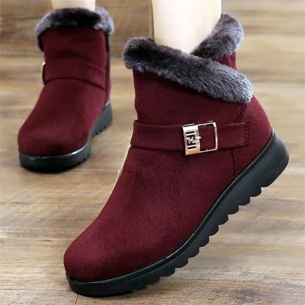 boots winter boots women warm plush snow boots for women ankle botas mujer zipper noslip loafers ladies casual comfort flats shoes 221007, Black
boots winter boots women warm plush snow boots for women ankle botas mujer zipper noslip loafers ladies casual comfort flats shoes 221007, Black
