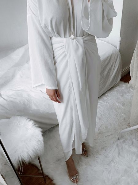 ethnic clothing under abaya garment 2 piece muslim set long dress with wrap tie skirt women modest casual hijab robe islamic dubai turk 2210, Red
ethnic clothing under abaya garment 2 piece muslim set long dress with wrap tie skirt women modest casual hijab robe islamic dubai turk 2210, Red