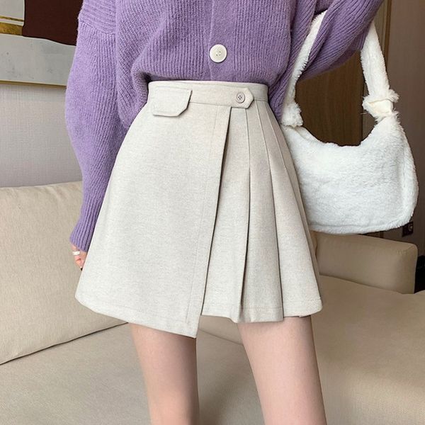 skirts ladies high waist a line mini arrival autumn korean style all match woolen women casual pleated skirt t072 221008, Black
skirts ladies high waist a line mini arrival autumn korean style all match woolen women casual pleated skirt t072 221008, Black