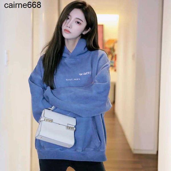 designer women's hoodies sweatshirts autumn new wash blue alexanders letter fleece hoodie wangs, Black
designer women's hoodies sweatshirts autumn new wash blue alexanders letter fleece hoodie wangs, Black